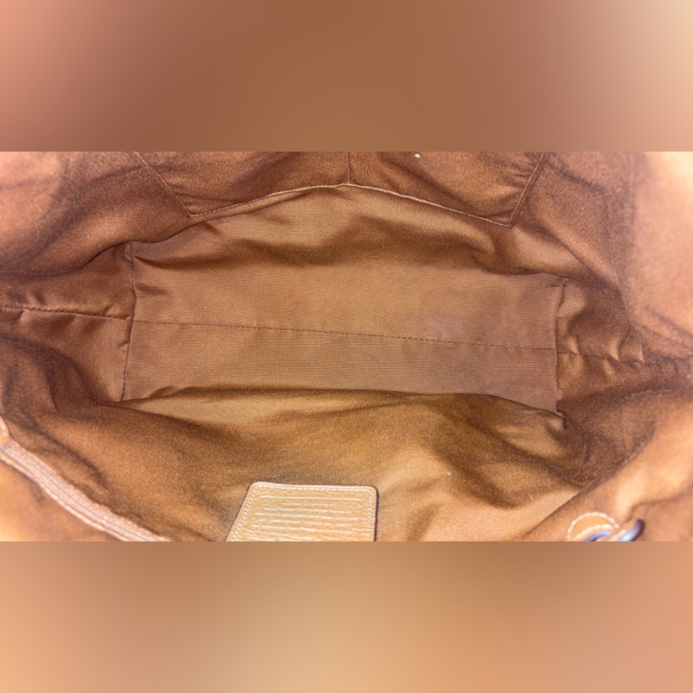 Coach Ava Tote Saddle Brown pebbled leather EUC - Picture 15 of 15